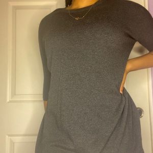 Grey long top